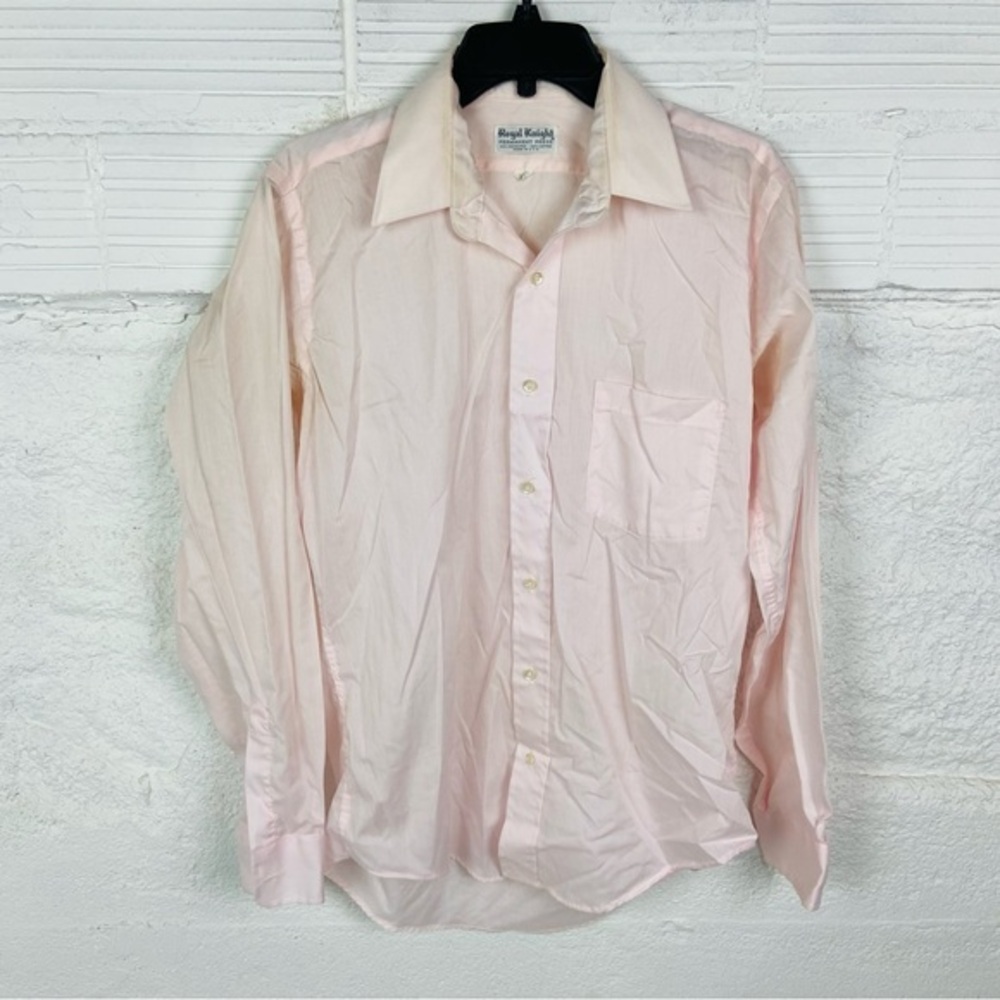 Royal Knight full cut shirt single needle tailoring Classic Light Pink Dress top